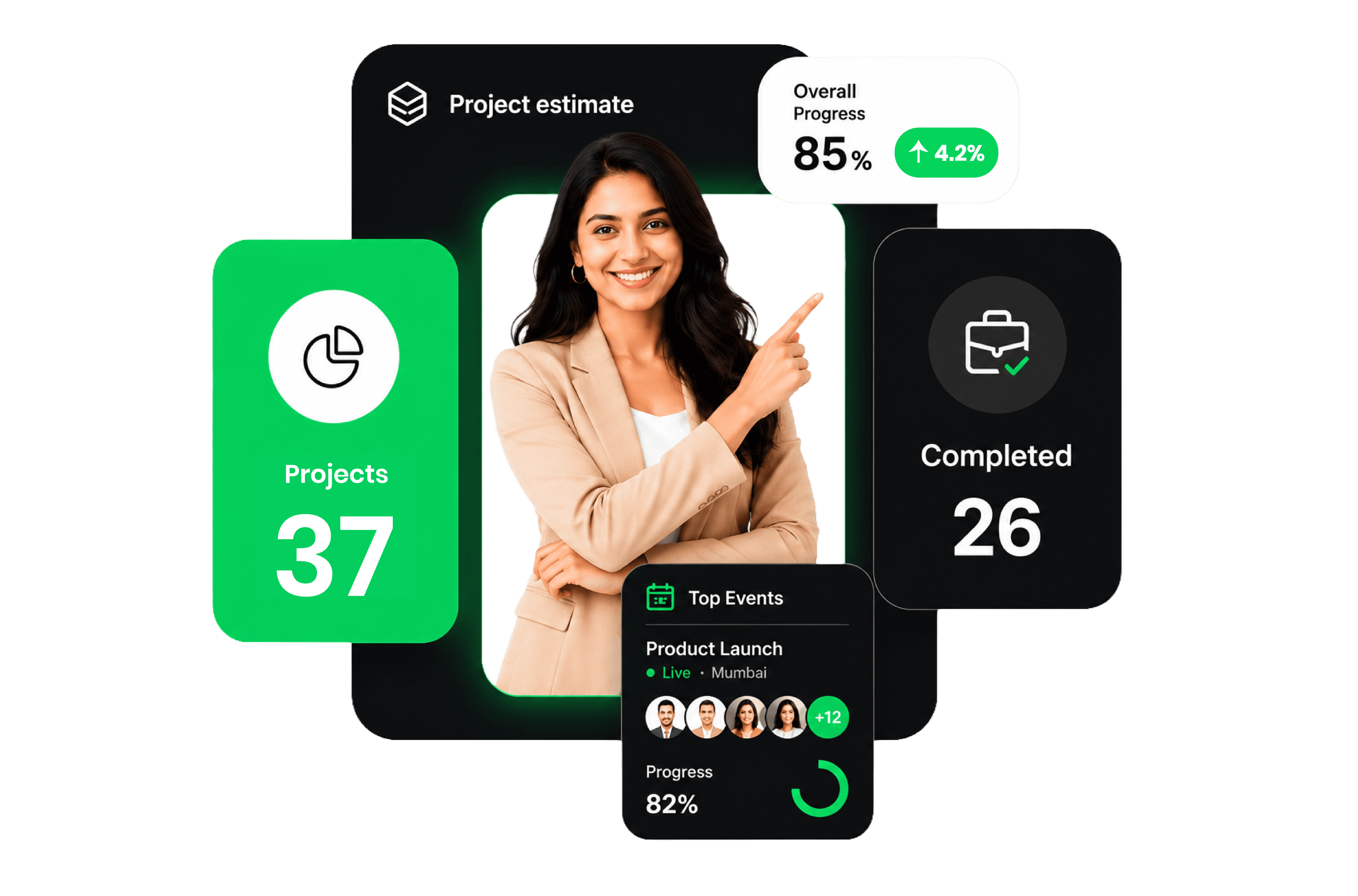 MDM dashboard managing multiple live media-drive events from one login.